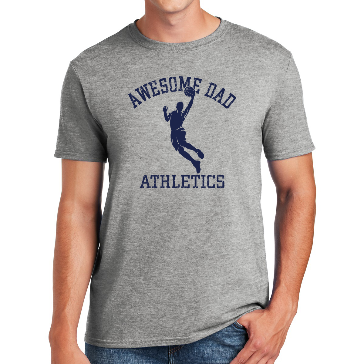 Awesome Dad Athletics Basketball Player Balling in Style Gifts for Dads T-shirt