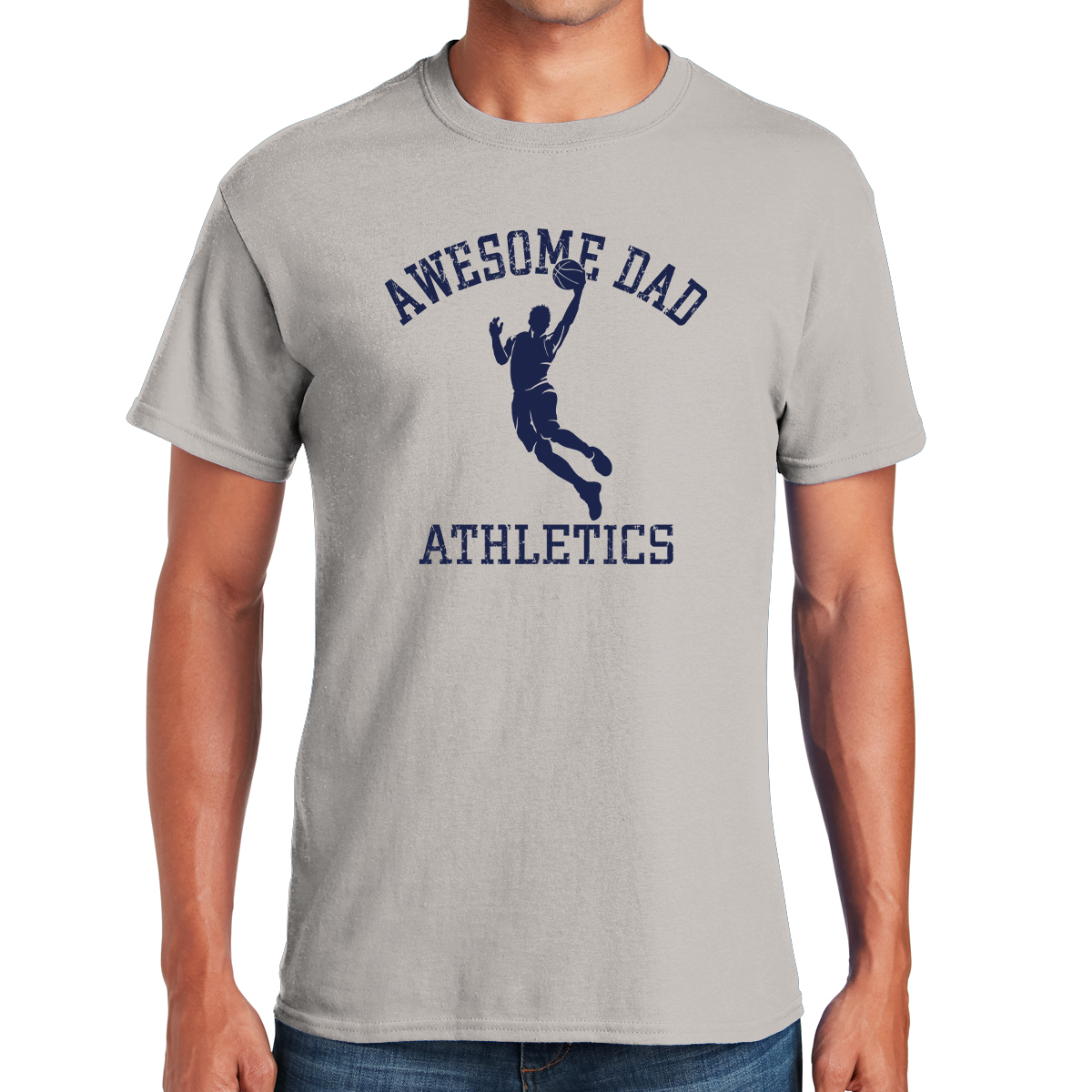 Awesome Dad Athletics Basketball Player Balling in Style Gifts for Dads T-shirt