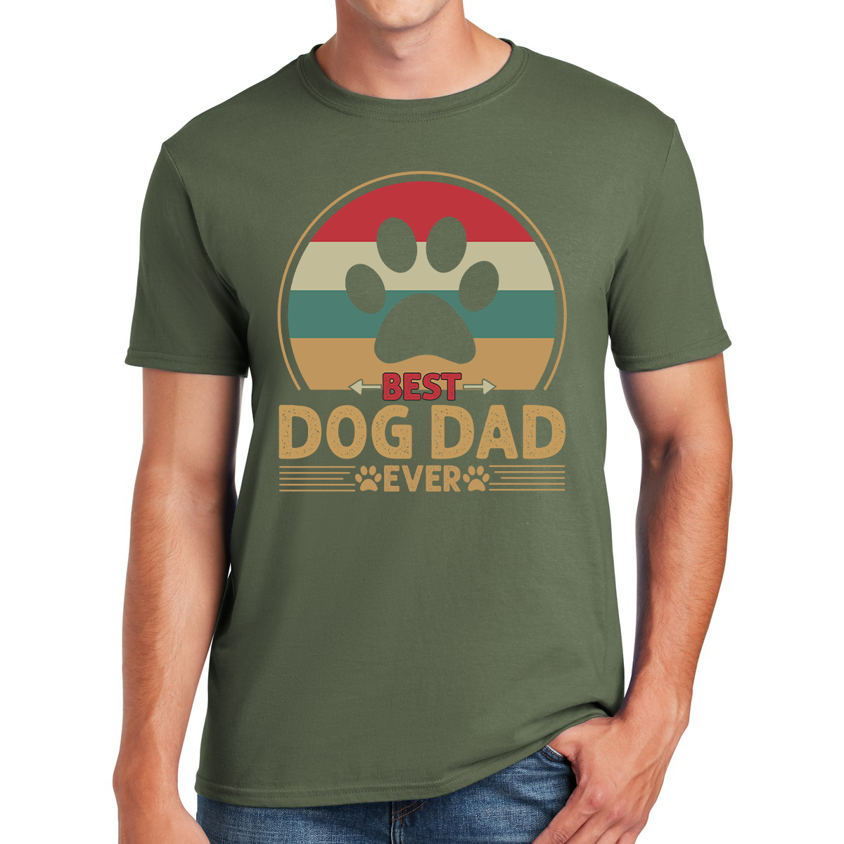 Best Dog Dad Ever Fetching Love And Loyalty Gift For Dads T-shirt