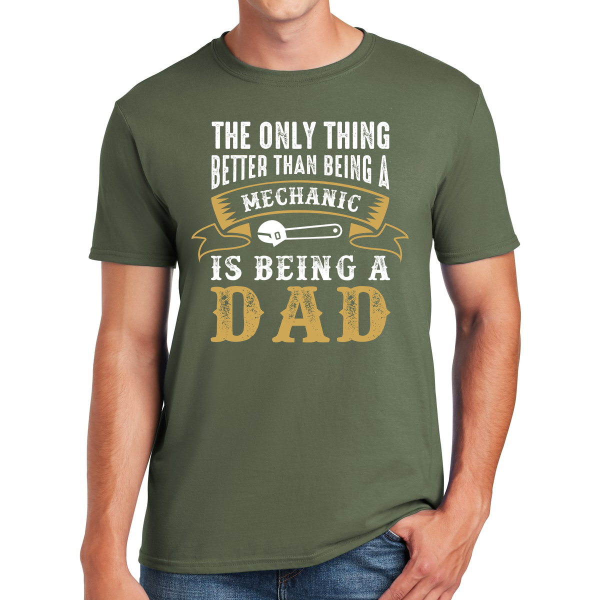 The Only Thing Better Than Being A Mechanic Is Being A Dad Fixing Hearts And Machines Gift For Dads T-shirt