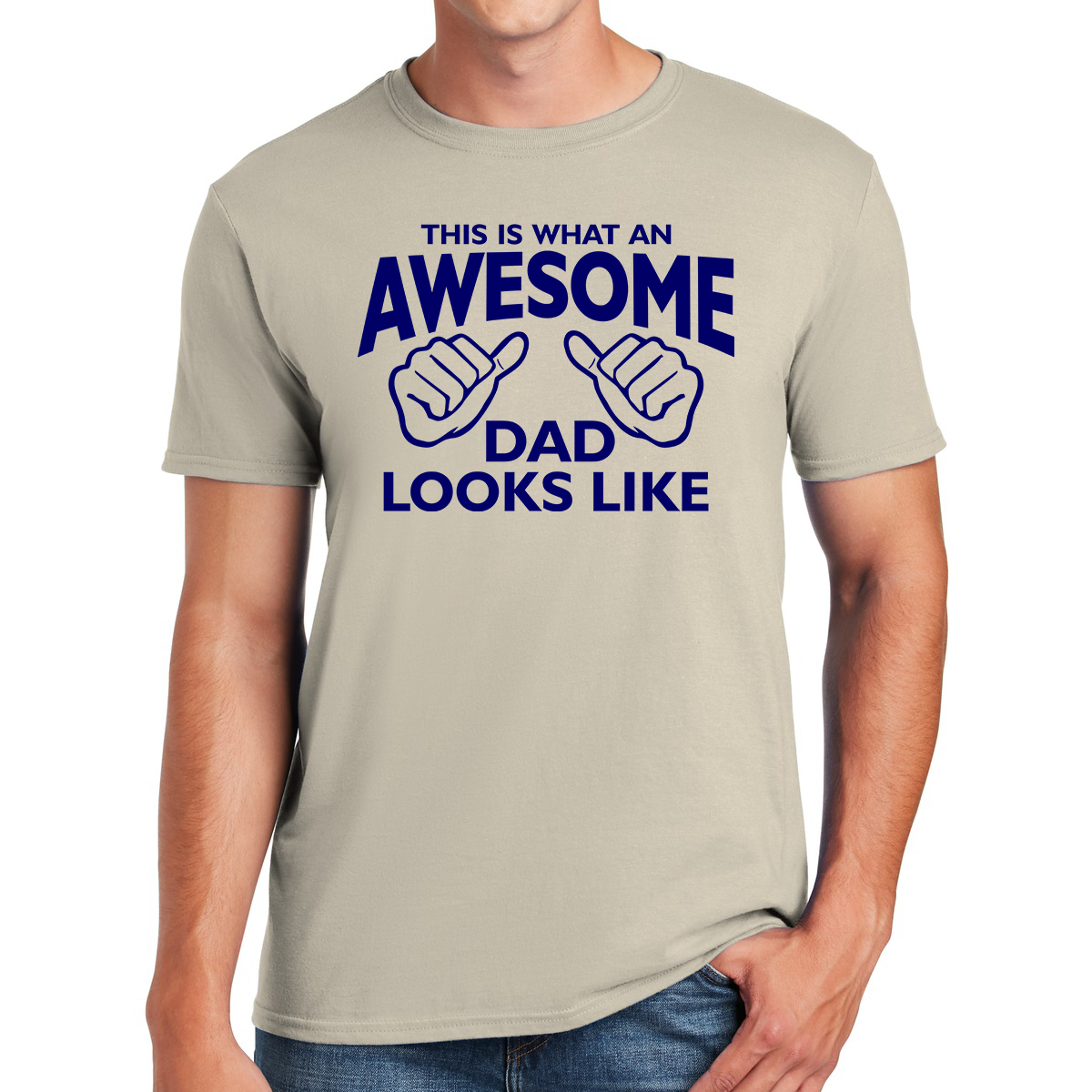 This Is What an Awesome Dad Looks Like Gift For Dads T-shirt