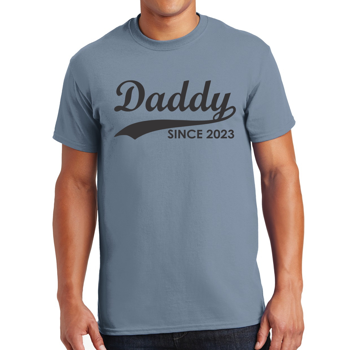 Daddy Since 2023 Awesome Dad T-shirt