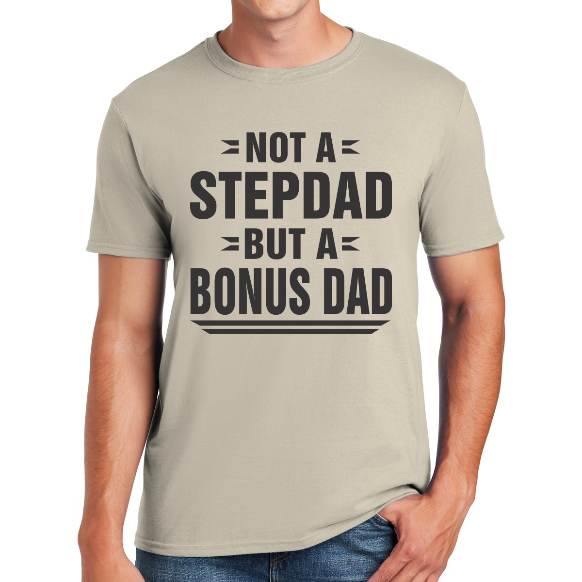 Not A Stepdad But A Bonus Dad Extra Love Extra Awesome Gift For Dads T-shirt