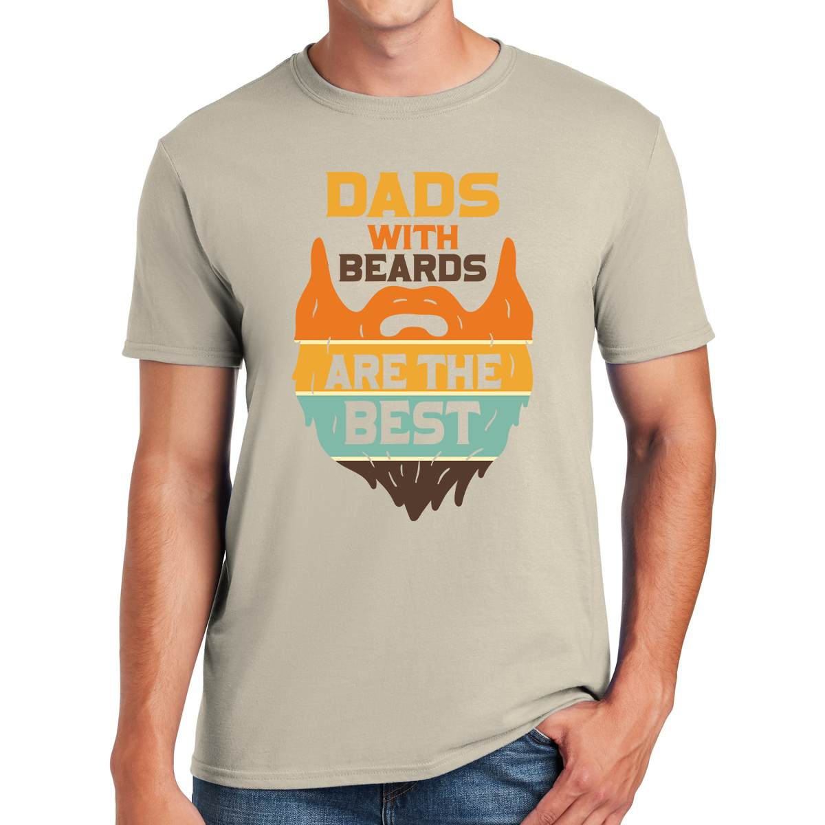 Dads With Beards Are The Best Simply the Best Awesome Dad T-shirt