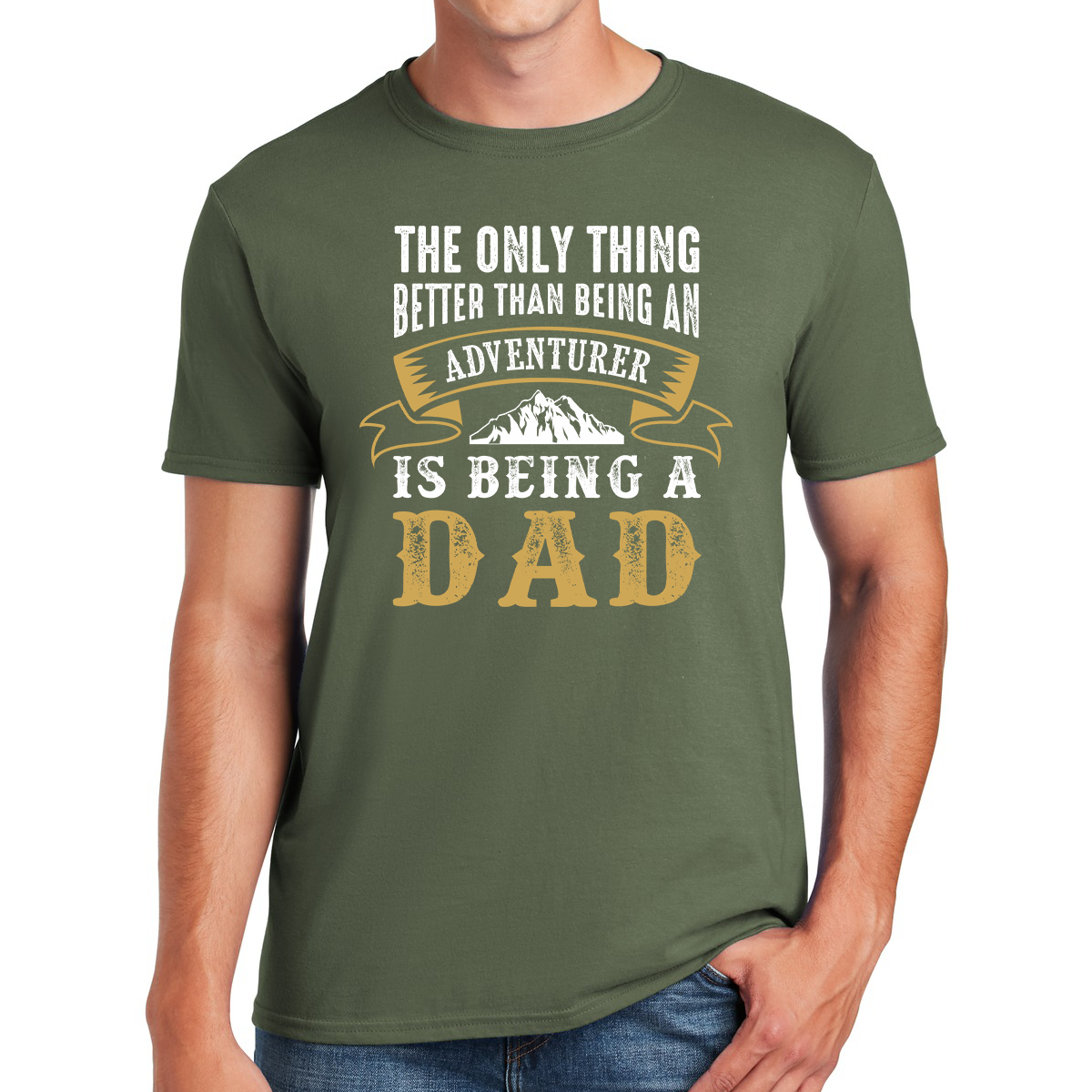 The Only Thing Better Than Being An Adventurer Is Being A Dad Gifts for Dads T-shirt